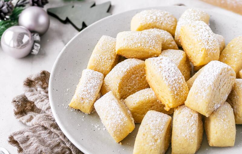 Traumstücke Plätzchen auf einem Teller
