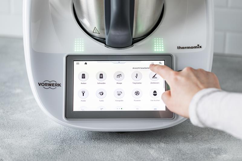 Die Modi am Thermomix® Display werden verstellt.