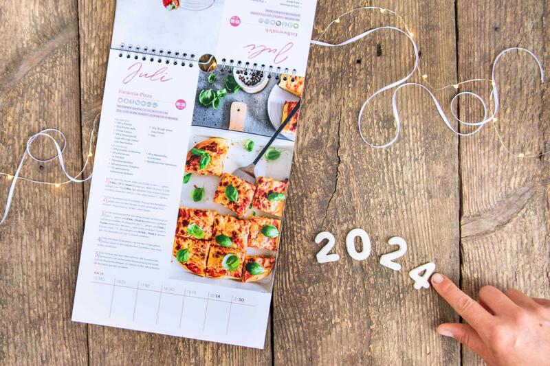 Der Wochenkalender von mein ZauberTopf für das Jahr 2024