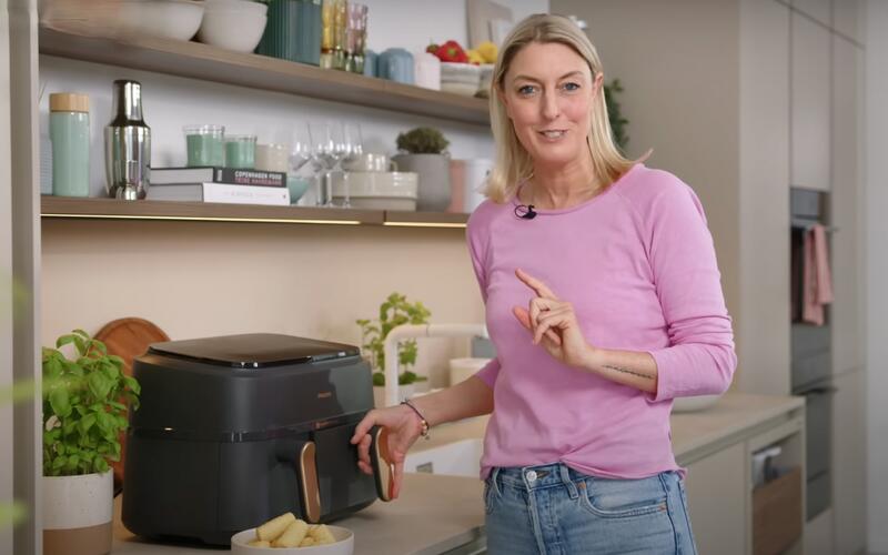 Dési mit dem Philips Airfryer 3000 Series Dual Basket