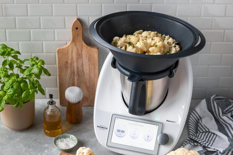Blumenkohl-Röschen im Varoma® des Thermomix®