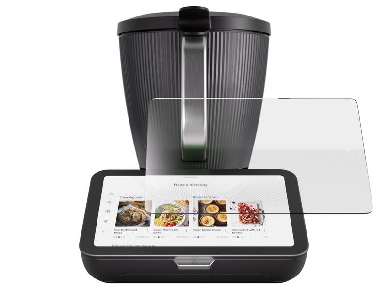 Thermomix® TM7, über dem Display schwebt eine Folie