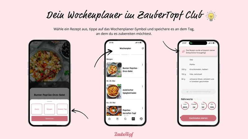 Wochenplaner ZauberTopf-Club Screenshots