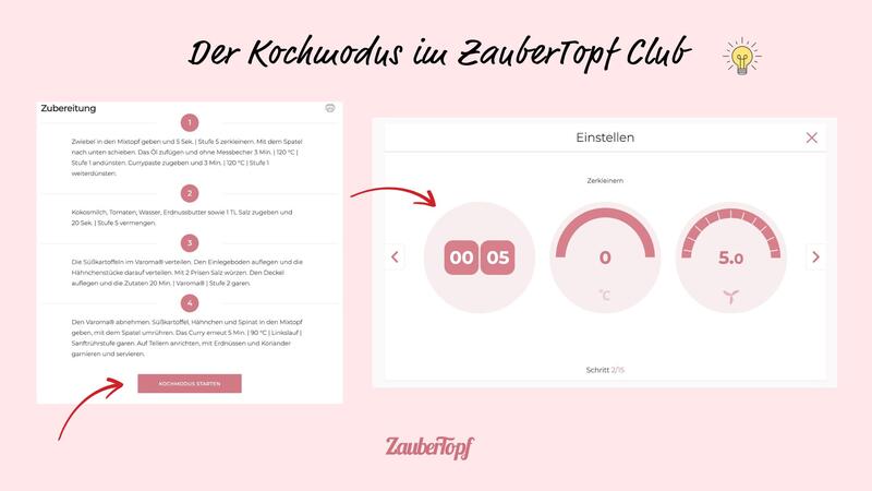Screenshots Kochmodus ZauberTopf Club