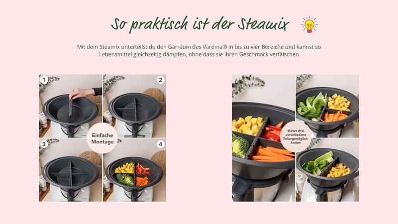 Steamix Garraumteiler im Varoma®