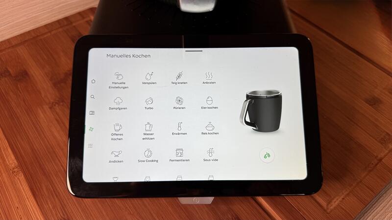 Display des Thermomix® TM7 Modi Übersicht