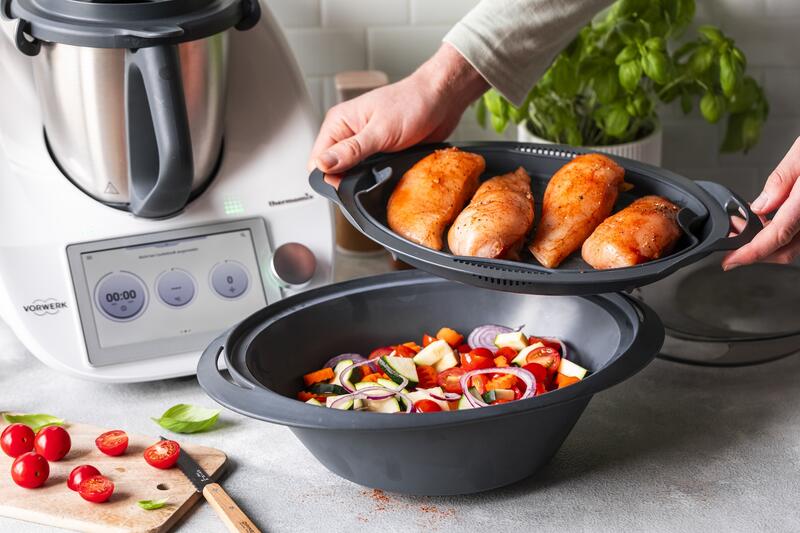 Fleisch im Varoma® des Thermomix®
