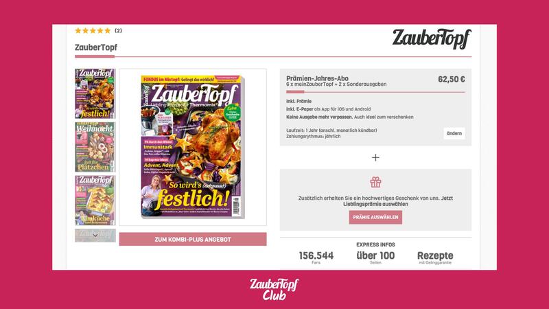 ZauberTopf Jahresabo Print