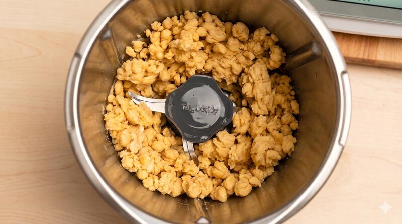 TeigBuddy® mit Teig im Mixtopf des Thermomix®