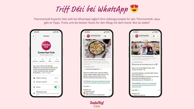 WhatsApp Kanal ZauberTopf Club