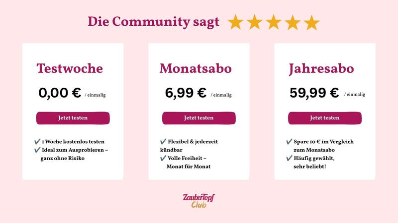 ZauberTopf Club Preise