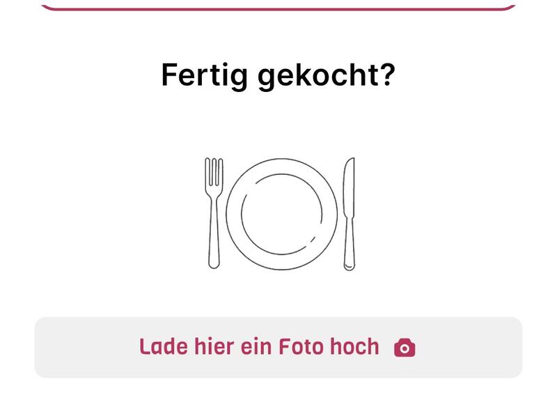 Screenshot: Lade hier ein Foto hoch