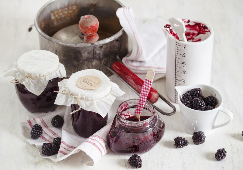 Brombeerkonfitüre ohne Gelierzucker aus dem Thermomix®