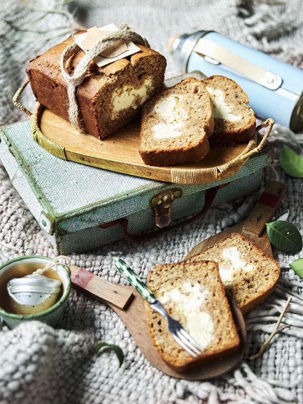 Bananenbrot aus Brett