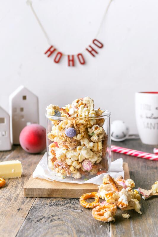 Christmas Crunch mit dem Thermomix® in einem Glas angerichtet