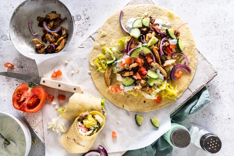 Wrap mit Gyros