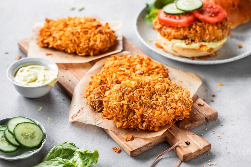 Crunchy Chicken Burger Pattys