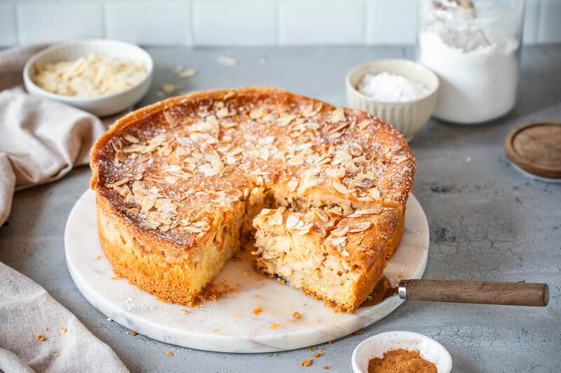Superschneller Apfelkuchen aus der Springform