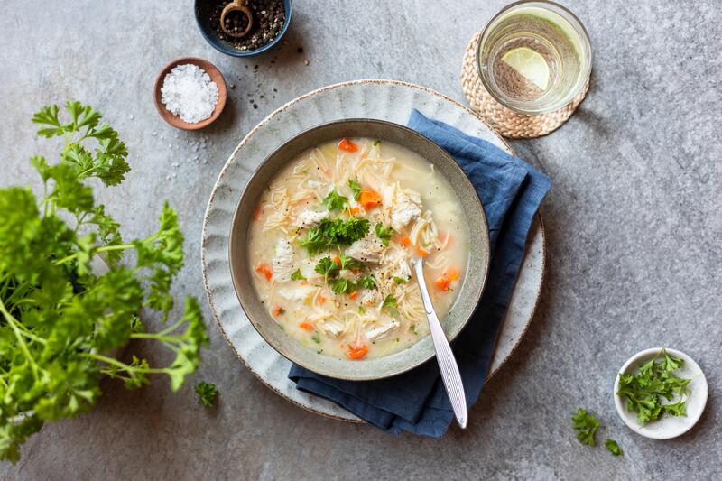 Suppe, Teller, Erkaeltung, Gesundheit