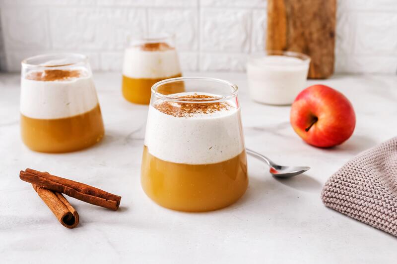 Apfelmus mit Zimtcreme Thermomix®