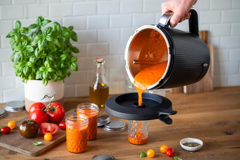 Tomatensoße mit frischen Tomaten auf Vorrat im TM7 einkochen