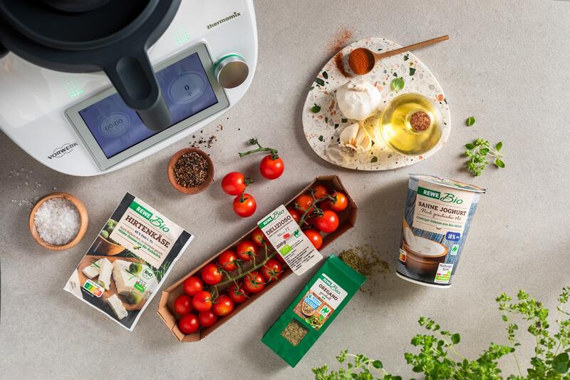 Meal Prep REWE Bio diverse Zutaten neben dem Thermomix®