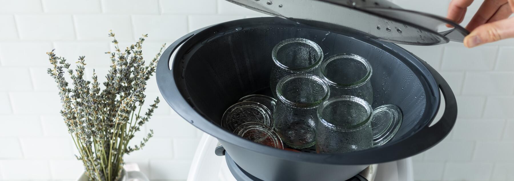 Gläser sterilisieren im Thermomix® 🫧