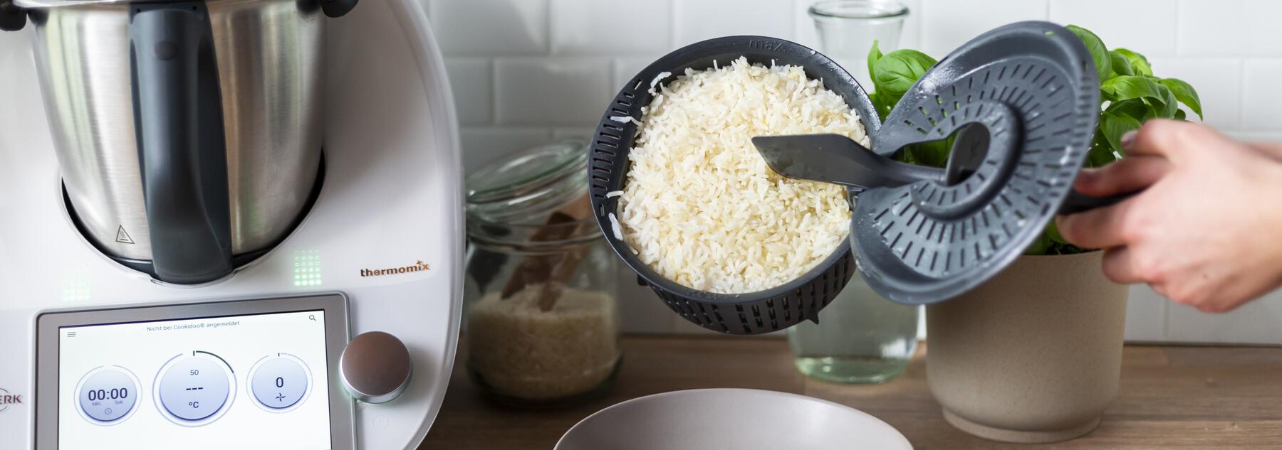 Perfekt Reis kochen im Thermomix® 