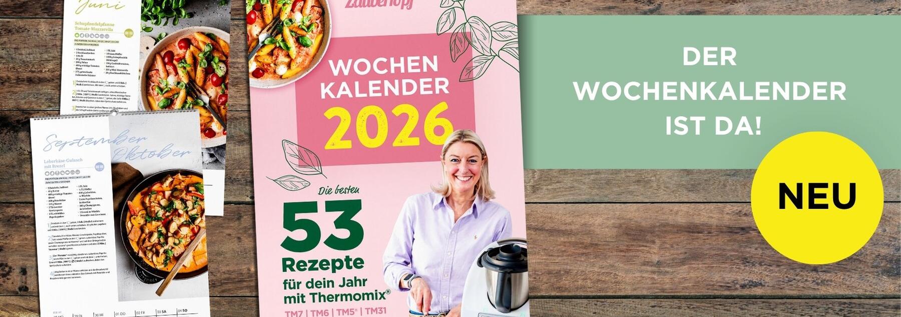 Jetzt schnell den ZauberTopf Kalender für 2026 sichern! 📅 🤩