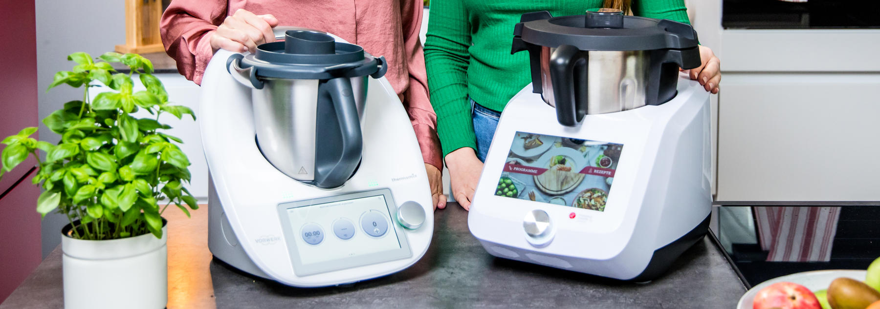 Der Thermomix® TM6 im Vergleich mit dem Monsieur Cuisine smart