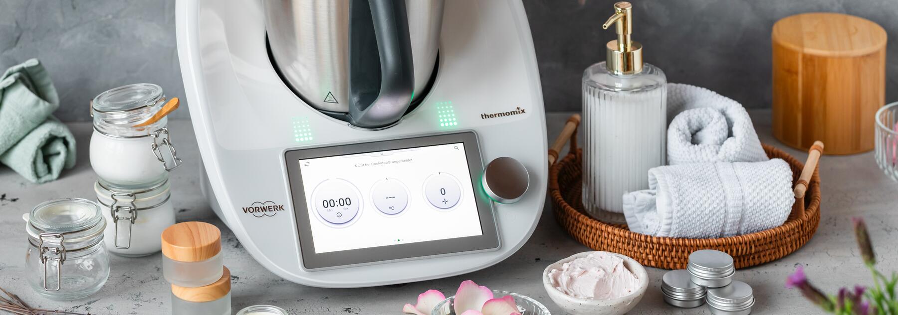 Thermomix, Kosmetik, Handtuch, Tigel, Spender
