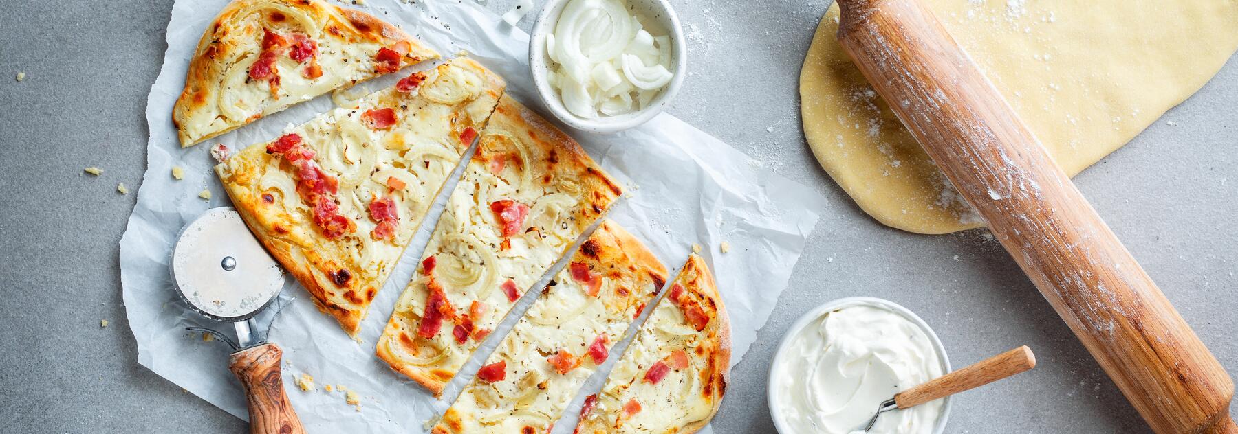 Perfekter Flammkuchen mit dem Thermomix®