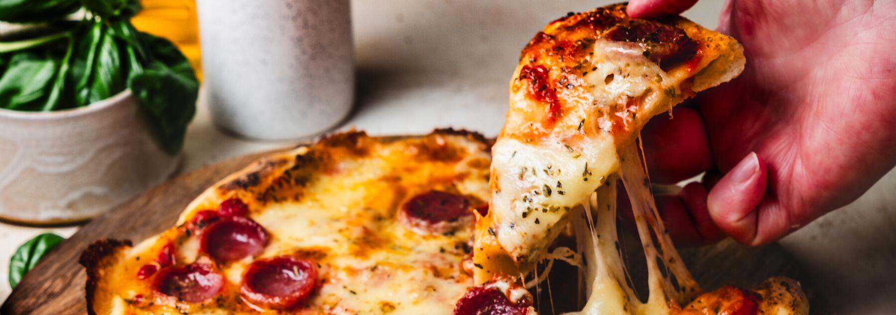 Welcher Käse für Pizza?