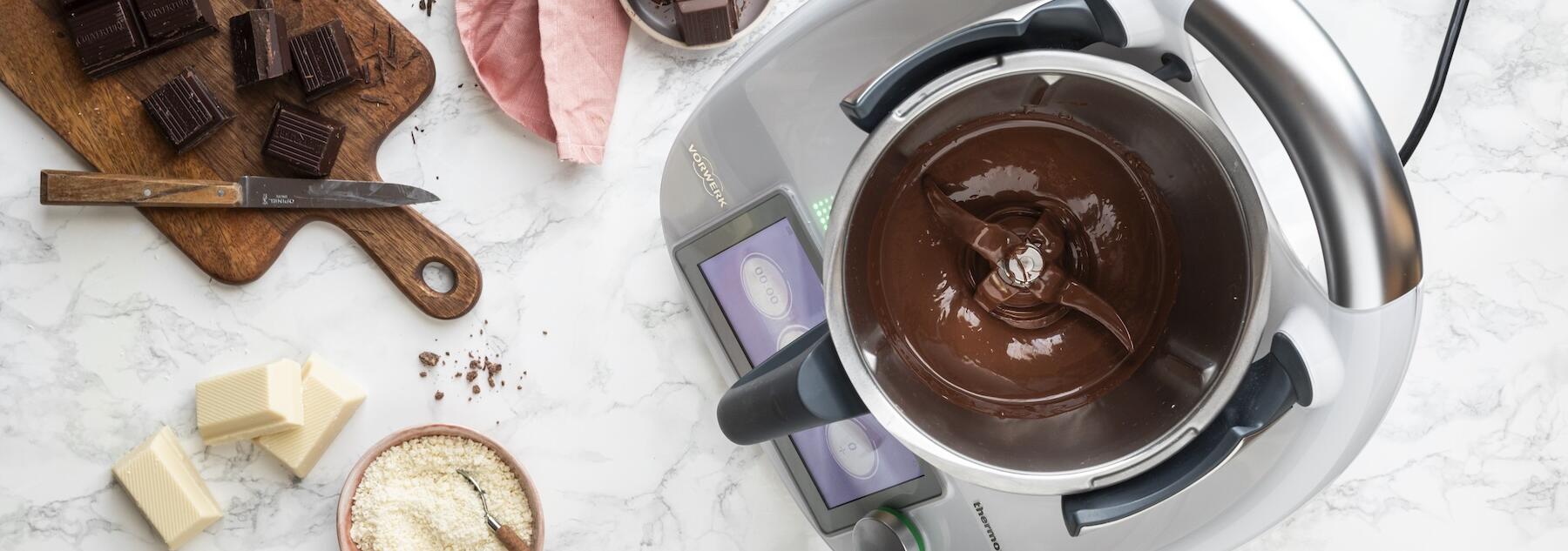 Schokolade schmelzen im Thermomix® 🍫