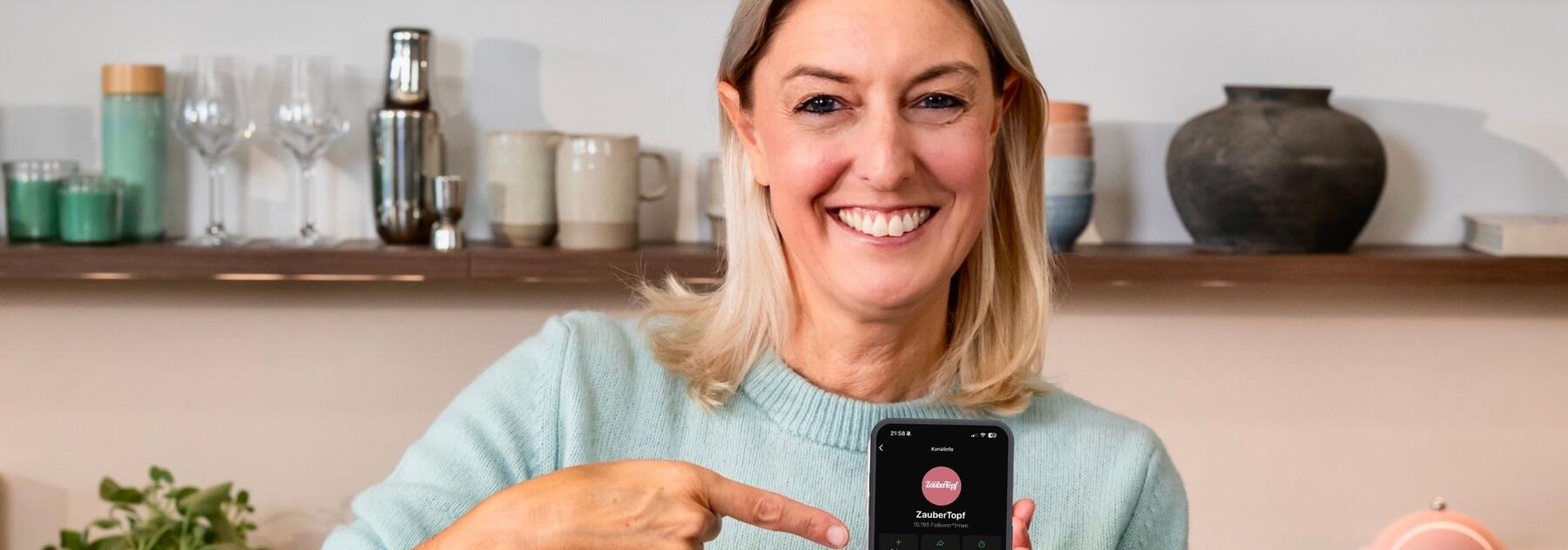 Deine tägliche Portion ZauberTopf – Triff mich bei WhatsApp! ✨