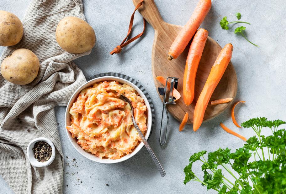 Karotten-Kartoffel-Stampf