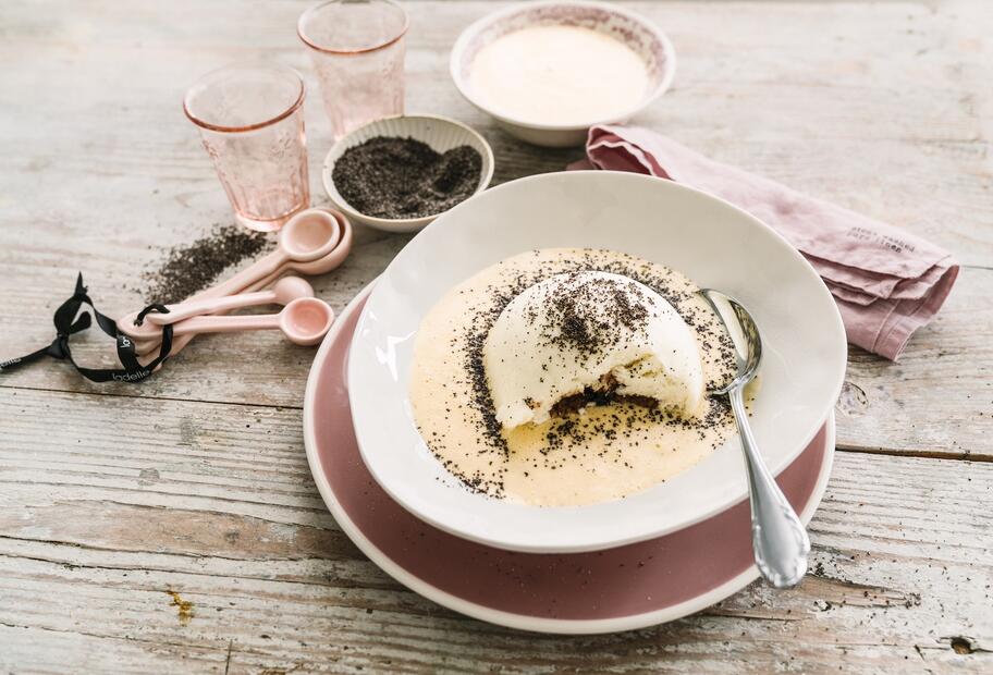 Germknödel mit Vanillesoße