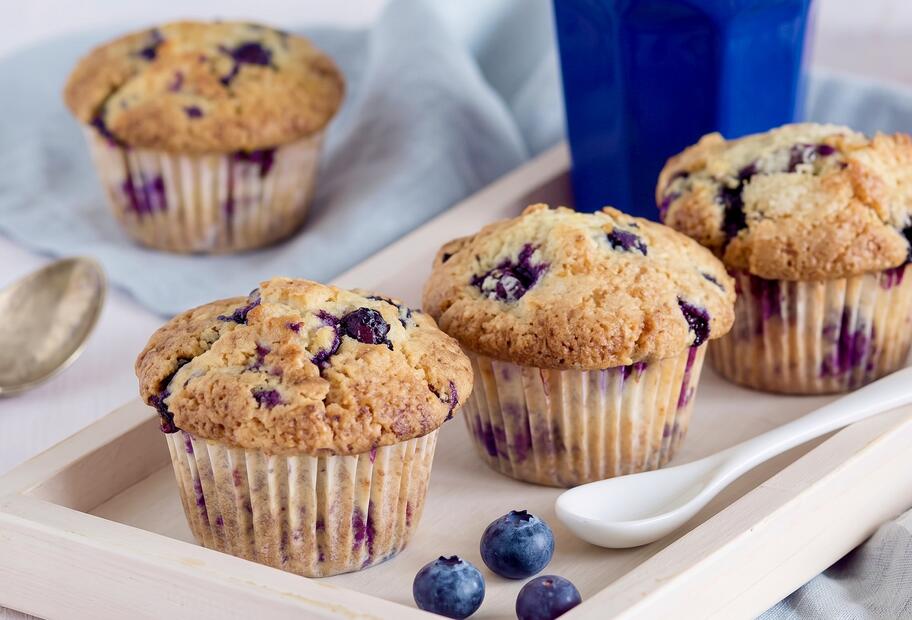 Blaubeer-Muffins mit Buttermilch