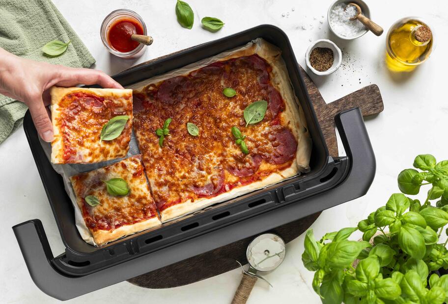 XXL-Pizza im Airfryer