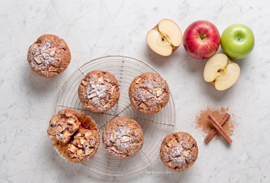 Apfel-Zimt-Muffins