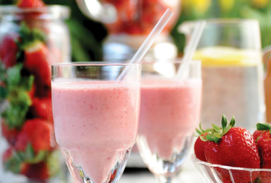 Erdbeer-Himbeer-Smoothie