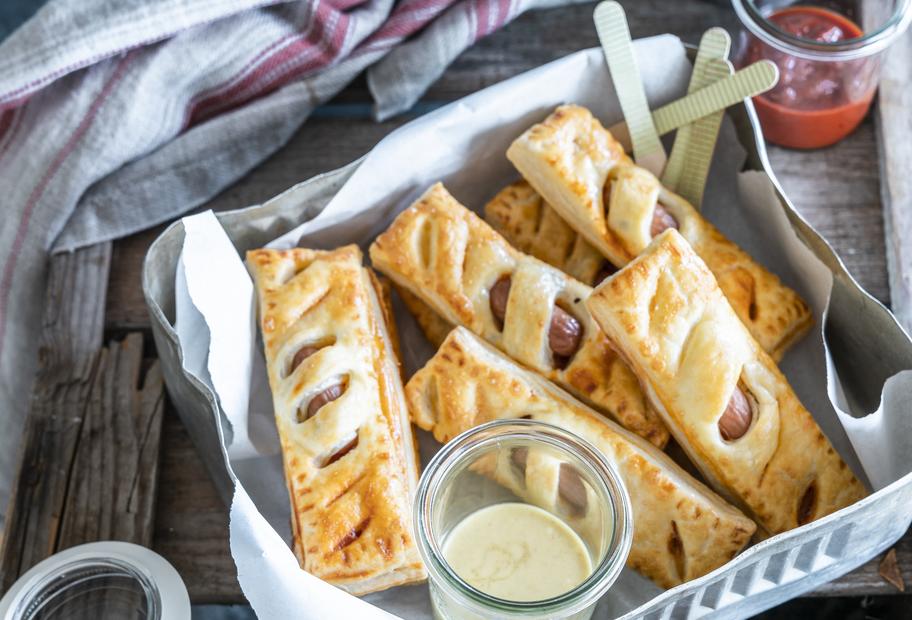 Knusperdogs im Teigmantel