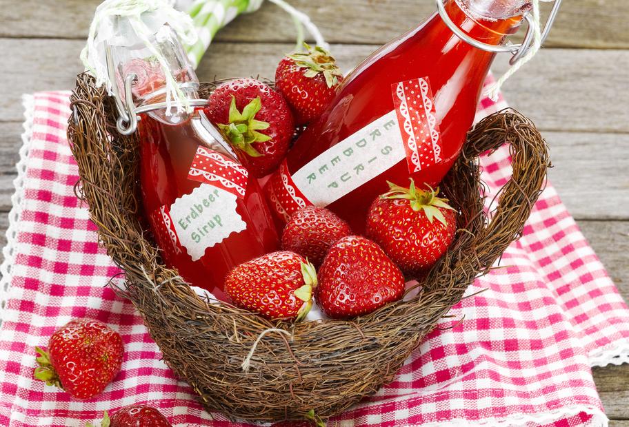 Erdbeersirup