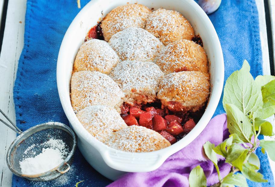 Birnen-Zwetschgen-Buchteln