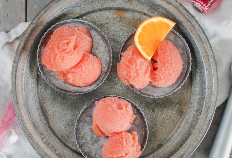 Campari-Sorbet