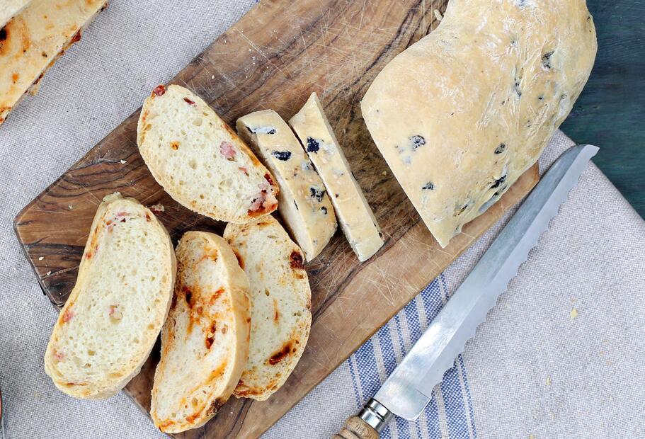 Ciabatta in drei Variationen