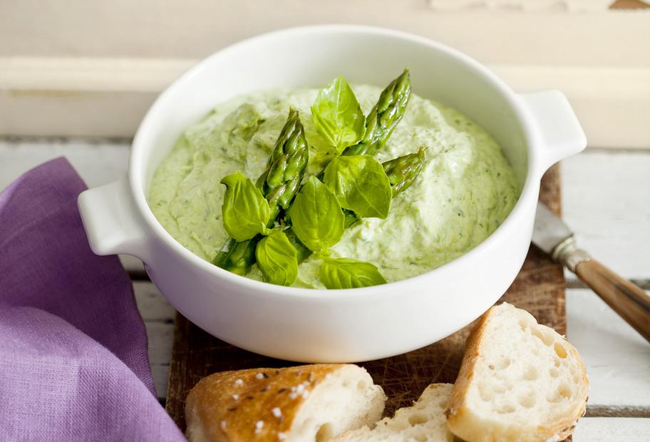 Grüner Kräuter-Spargelaufstrich