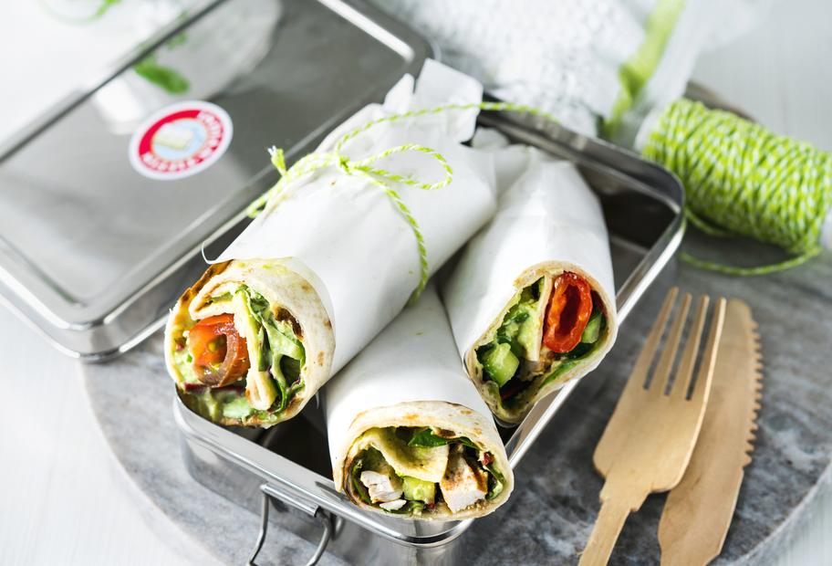 Hähnchenbrust-Wraps