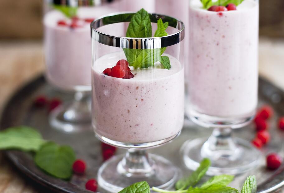 Johannisbeer-Milchshake
