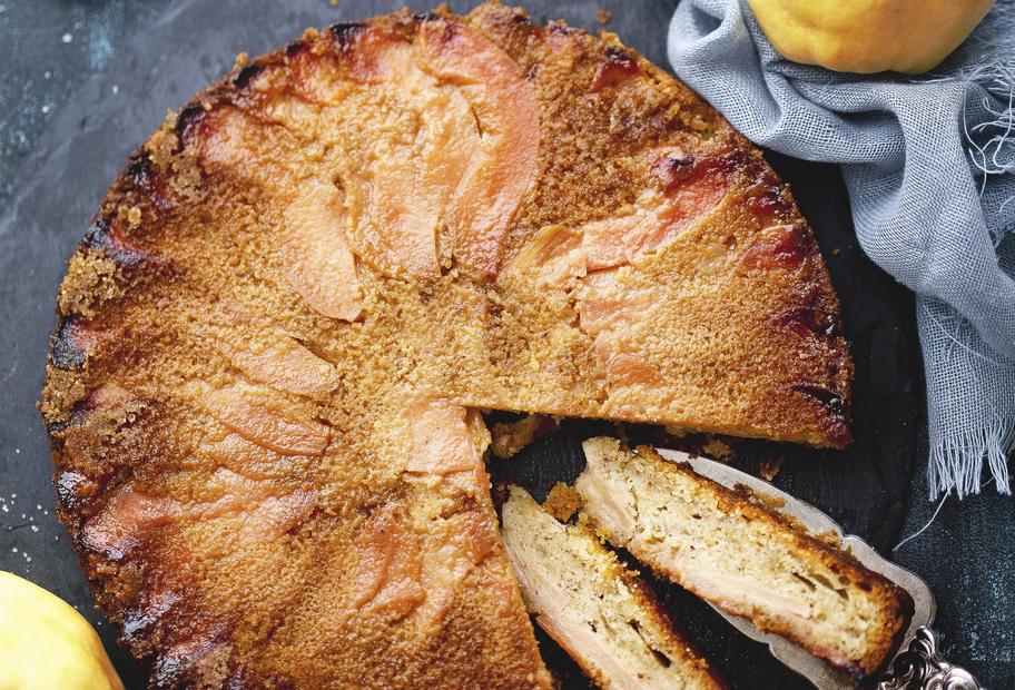 Karamell-Quittenkuchen